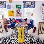A Graphic and Bold Living Room