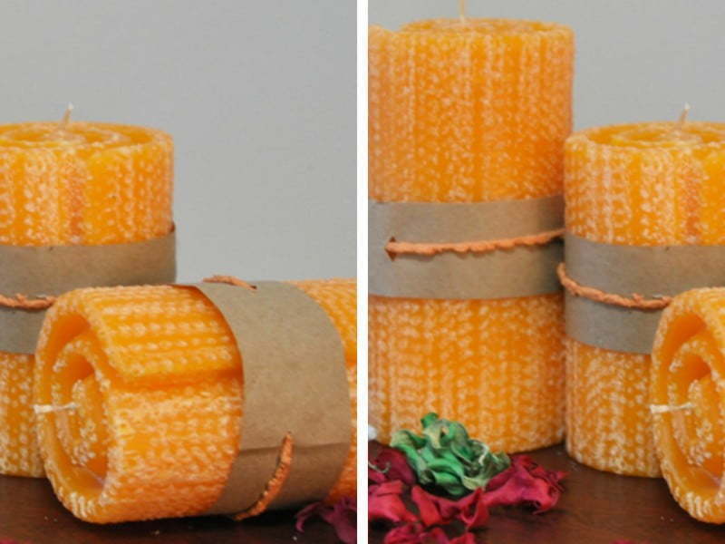 Turuncu bir mumun neşe ve yaratıcılık etkisi