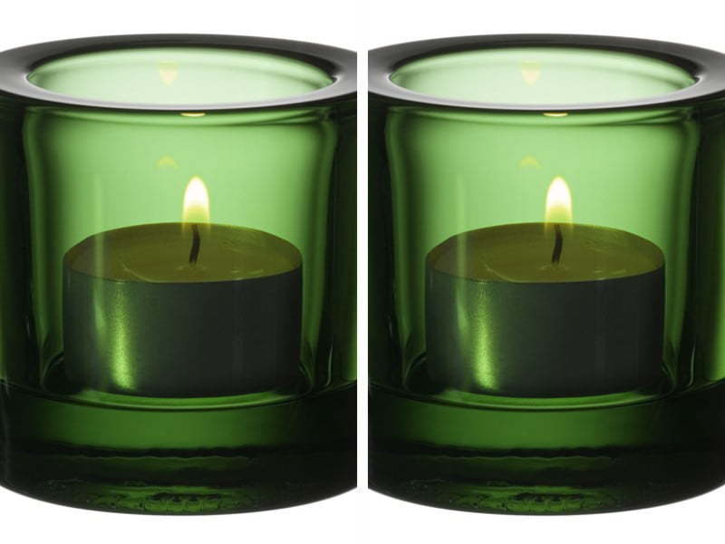 Yeşil renkli bir mumun doğa ile özdeşleşen etkisi