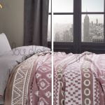 Folk-Pamuklu-Tek-Kisilik-Battaniye-Bydekorasyon