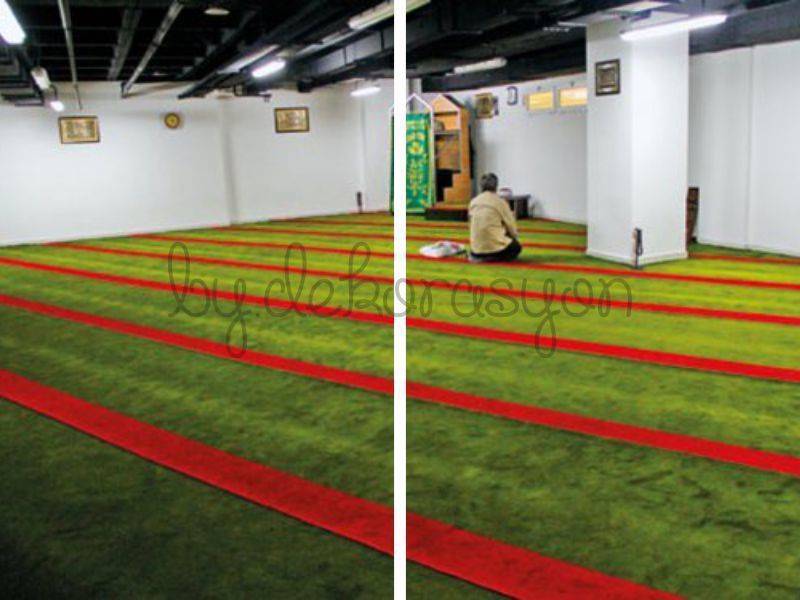 Airport AVM'nin büyük kapasiteli ve Cuma namazı kılınan mescidi