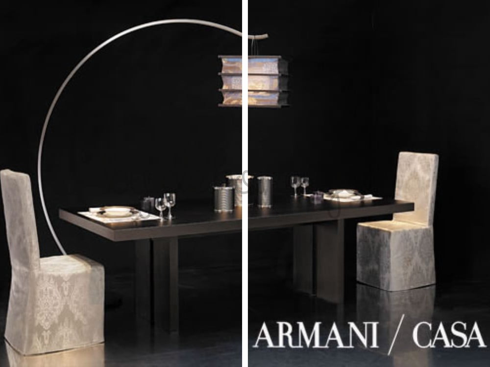 İsmet Mobilya'da bulunan lüks Armani Casa mobilya koleksiyonu