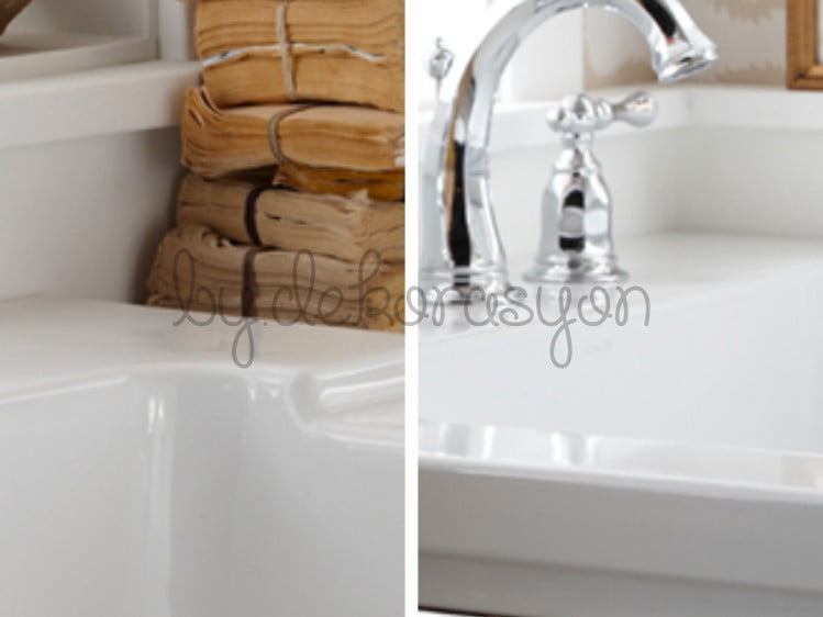 Banyo dolapları ile bütünleşik, kapaklı bir çamaşır makinesi dolabı