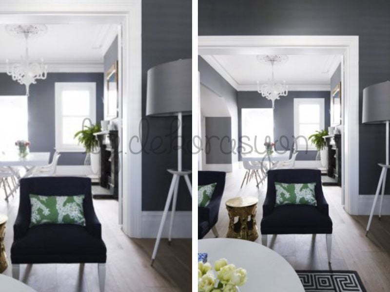 Kadife koltuklar ve metalik detaylarla zenginleştirilmiş bir oturma alanı