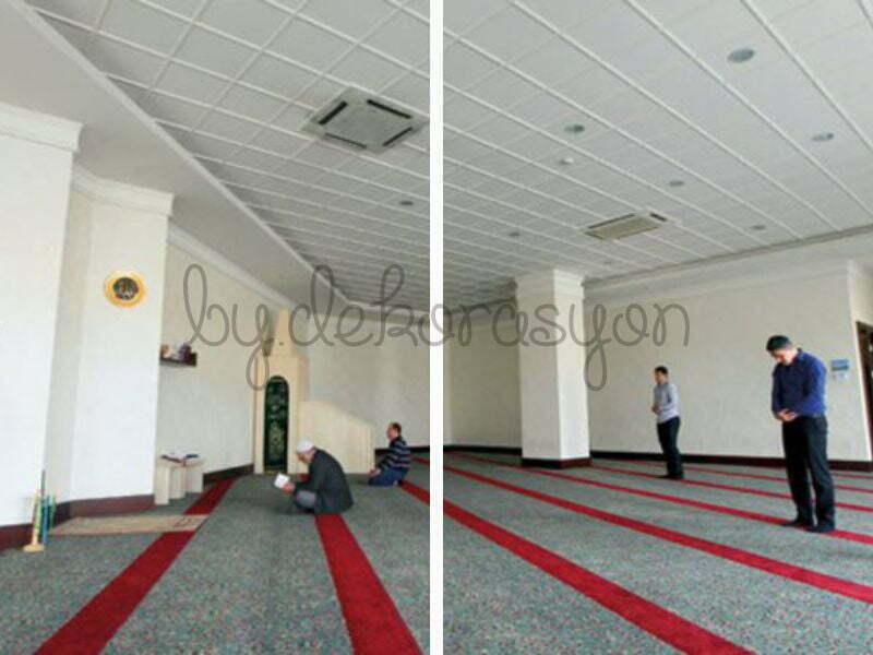 Cevahir AVM'nin giriş katında bulunan büyük kapasiteli mescidi