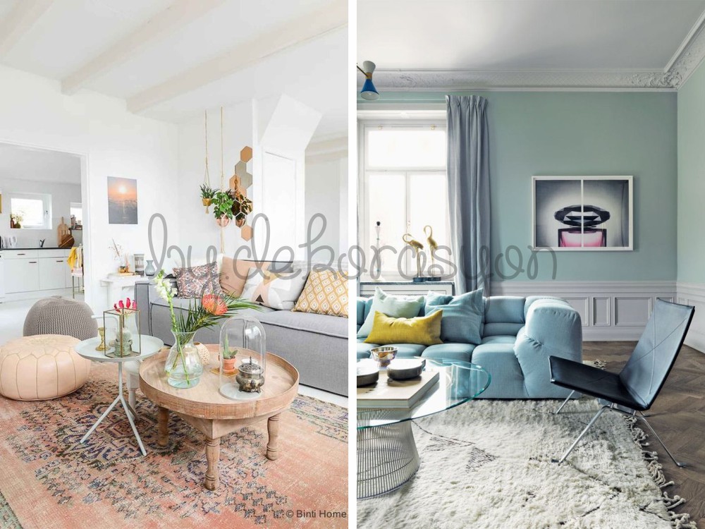 Şeftali tonlarında sıcak ve davetkar bir salon