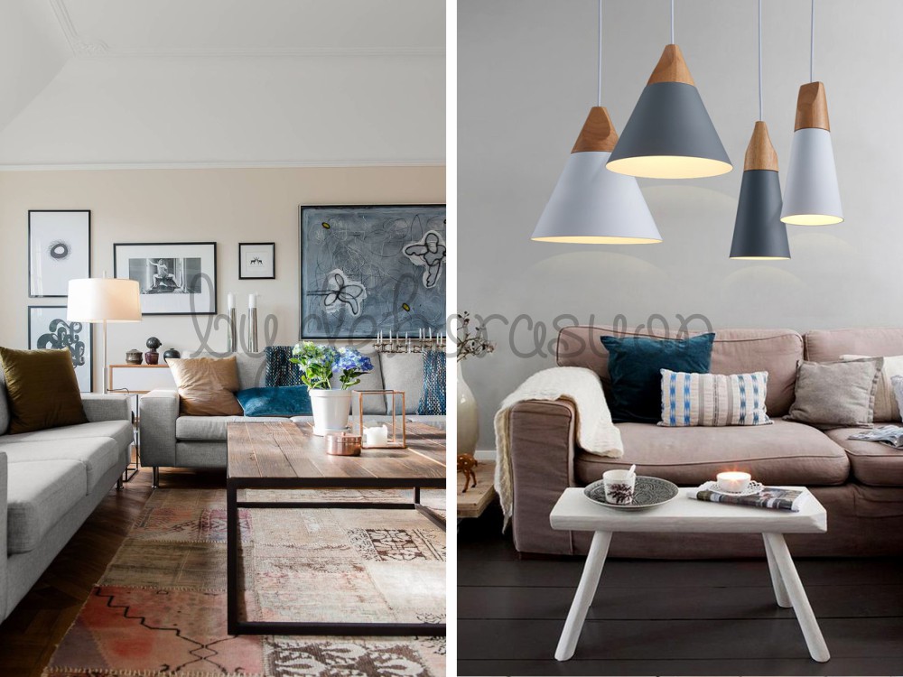 Büyük ve konforlu, pastel renkli bir köşe koltuk