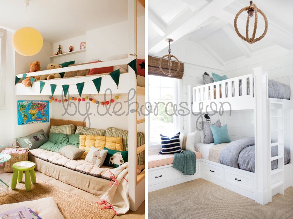 Duvara monte edilmiş minimalist ranza sistemi