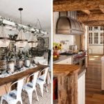 Rustik-Mutfak-Dekorasyonu-ve-Yemek-Masasi
