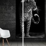 Leopar-Desenli-Kanvas-Tablo