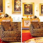 Leopar-Desenli-Koltuk