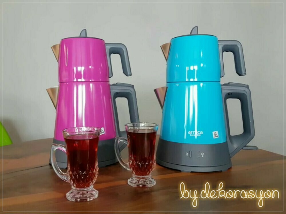 Demli Stil otomatik çay makinesi ile pratik çay demleme